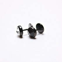 실버바 둥근 원 큐빅 S.STEEL 피어싱 (1EA)