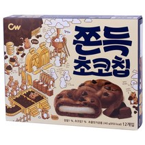 청우 쫀득 초코칩, 240g, 4개