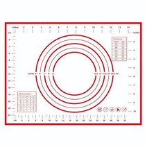 반죽기 제빵 생크림 믹싱기 전동 빵 가정용 밀가루대형 실리콘 주방 반죽 매트 베이킹 도구 쿠키 크레페, 한개옵션1, 10 30x40cm-Red