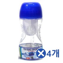 히든세일 티보틀 340mlx4개 티백물병 물병 녹차물병 차거름망, 상세페이지 참조