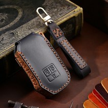 Hallmo 기아2 스마트 키케이스 A/B/C 타입 K5 DL3 쏘렌토 카니발 K7 프리미어 셀토스 K8 키홀더, A타입(7버튼), 블랙