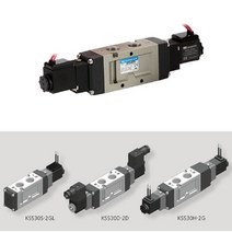 제이엠컴-KCC-공압솔레노이드밸브(5포트) KS530D 220V (1EA) 유압밸브 쏠밸브 배관작업부품 배관부품 설비공구-JS, 1개, 본상품