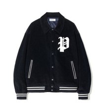 PARTIMENTO 파르티멘토 코듀로이 바시티 자켓 네이비 Corduroy Varsity Jacket Navy