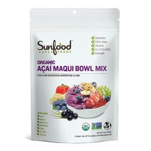 선우드 아사이 마키 보울 믹스 블루베리 치아 바나나 루쿠마 레드마카 파우더 6oz (170g)