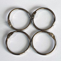 카드링 소(20mm) 50개/ 문구 사무용품 독서카드 책철 학용품 철재링고리