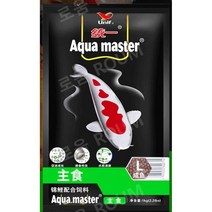 아쿠아마스터 관상어 사료 치어 성체 버터플라이코이 사쿠라 난주 오란다금붕어 먹이, 아쿠아마스터 주식 성체용 1kg