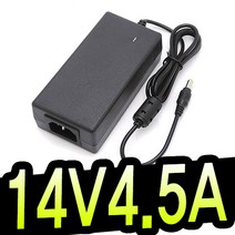 명호전자 14V 아답터 어댑터, MH1404_14V 4.5A 3구 접지형