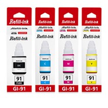 캐논 GI-91 호환 리필잉크 G1920 G1922 G2920 G2923 G2960 G2962 G3920 G3923 G3960 G3962 G3963 GI 90 호환, GI-91BK 검정 리필잉크, 1개