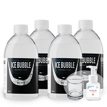 아이스버블 브라운 면도기세정액 리필 파나소닉 필립스 호환, PA타입 (파나소닉호환) 500ml x4개+컵+핸드워시
