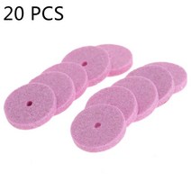 연마기 패드 광택제 연마 미니 그라인딩 휠 벤치 그라인더용 스톤 마운트 드레멜 액세서리 회전 공구 도구 20mm 20 개, 20개