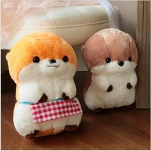 귀여운 턱받이 수달 선물 인형 3종 30-40cm, 1번, 40cm