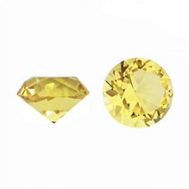 모든 색상 30mm40mm50mm 1 조각 유리 크리스탈 다이아몬드 웨딩 문진 기념품 X-mas 트리 홈 인테리어에 대 한, 50mm 1 piece, lt.yellow