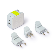 인피니티랩 GaN PD3.0 65W C타입 2포트 멀티 고속 충전기 아이폰 갤럭시 하만, 1개, 화이트