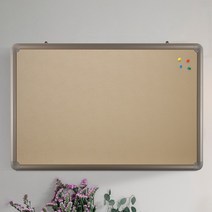 토탈하얀칠판 골덴 게시판-베이지 (알루미늄) 게시판, 알루미늄