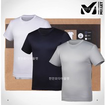 밀레 밀레 아웃도어 매장 勸 초특가할인 3팩 라운드 티셔츠 MVNUT301HG