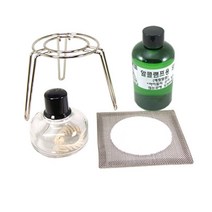 규격선택 에탄올 가열장치 알콜램프 삼발이 안전망 과학실험, 1.알콜램프(심지포함)