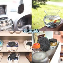 새집증후군 제거제 공기정화 참숯 차량용 탈취제 화장실 숯 차량 손에 묻지않는 천연, 실리콘링(스트랩포함)