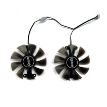 쿨러팬 냉각팬 2PCS GA91S2H 4pin 85mm GTX1060 GPU 쿨러 갤럭시 GTX950 GTX960 KFA2 GeForce EXOC 6GB 그래픽 카드, [01] 금