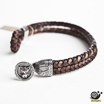 뱅글스 [뱅글스][BANGLES] 남자팔찌 재규어 실버엔틱2X