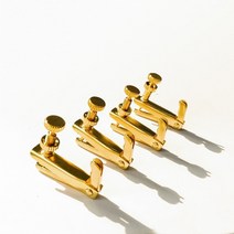 바이올린 부품 용품 4 pcs 미세 튜너 조절기 구리 니켈 합금 34 44 크기 액세서리, 없음