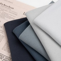 태백섬유 튜브폭 밀라노 시보리 스판 다이마루 원단 그레이톤 5종, 웜그레이(BB)