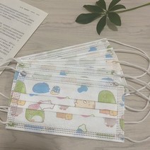 일회용 마스크 부직포 어린이 프린트 마스크 3층 여과 95 용출 도매maskkids