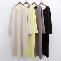 빅사이즈사랑해요 K796L301 라운드뒷트임오버원피스 GR