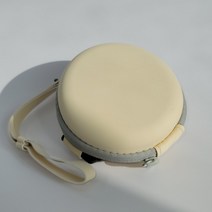 2023년 여성 원형 스트랩 지퍼 케이스 여행 파우치 하드케이스