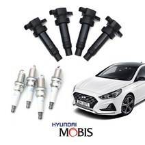 LF소나타 점화코일 점화플러그 한대분 교체 세트 뉴라이즈 전차종, LPI (가스차), 평화발레오 코일+정품 플러그(이리듐)