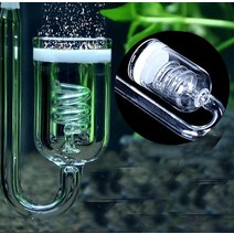 수족관 CO2 디퓨저 유리 탱크 버블 분무기 반응기 솔레노이드 레귤레이터 60 300L 식물용 이끼 1 개