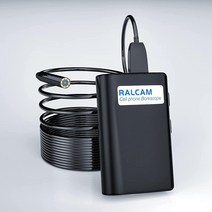 Ralcam 하수구 검사 카메라 5MP 자동 초점 전화 스코프 6개의 LED 조명 14mm 렌즈 IP67 방수 보어 스코프 안드로이드/아이폰 모터 엔진 하수구 파이프 산업, F114-14mm 5 million pixels_F11