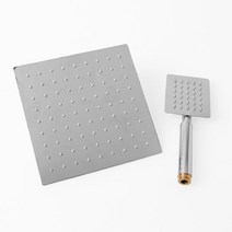 화장실 스텐 사각 해바라기 물줄기 샤워기 헤드 맛사지샤워해드 워터샤워기, 1개