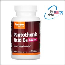 자로우 판토텐산 B5 칼슘 500mg 비건 100캡슐 3개월분량, 100정, 1개, 100정