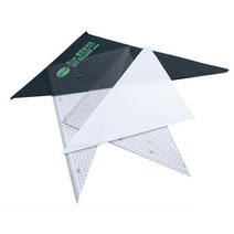 Atom 방안삼각자세트 30cm 아톰 눈금자 각도삼각자