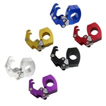 하템몰 배달대행 바이크용품 다용도 봉지걸이 22mm 핸들바용 후크, 퍼플