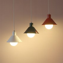 디자인팜 꼬마모자1등 펜던트 식탁조명 인테리어 포인트 예쁜조명 심플 모던 GM-1, A-4.꼬마모자1등(블랙)LED볼구(전구색1개포함)