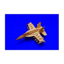 우드크래프트 3D 입체 퍼즐 비행기 F-18, 단품, 단품