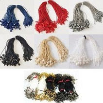 택고리 실고리 택끈 행택고리 택고무줄 실고리핀, RA 2 블랙(둥근) 12cm, 1개