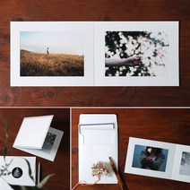 양면 종이액자 접이식 스텐딩 포토프레임 4x6 5x7, 씨에이지몰 양면5X7_네이비