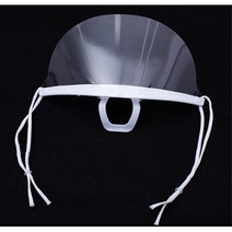식당 급식실 마트용 가벼운 투명마스크 10p 조리사용, 1개