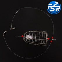 스텐 줄카고채비 납 봉돌 20호 1개입 집어통 카고낚시, 1개