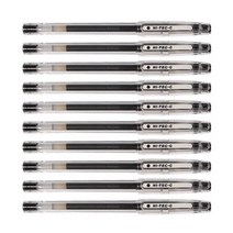파이롯트 하이테크C 중성펜 0.25mm, 블랙(B), 10개입