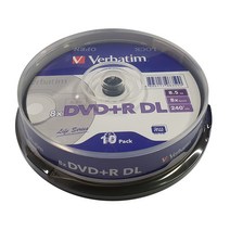 버바팀 DVD R DL 10P CAKE 8배속 8.5GB 10장 더블레이어