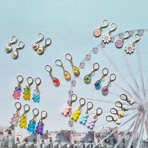 핸드메이드 단수링 코바늘 뜨개마커 코수링, 5.생화톡톡 (컬러B)