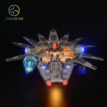 레고 호환 75105 용 Kyglaring Led 라이트 Ki 포스 어웨이즌 밀레니엄 팔콘 블록 조명만 포함, [02] Standard Version