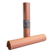 Bekeygirl 45.1cm x 53.3m(17.7인치 x 180피트) 복숭아 정육점 종이 고기 및 바베큐 훈연용 70GSM 튼튼한 왁스 없는 등급 냉동고 용지