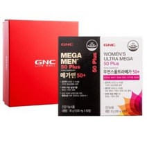 GNC 메가맨 50 플러스 60정 + 우먼스 울트라메가 50 플러스 60정 선물세트, 5세트