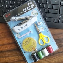 핸드미싱기 미니재봉틀 핸디 휴대용 휴대용 수동 재봉틀 세트 가정용 미니 도매 공장 가격 핫세일 드레스, 02 2
