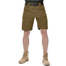 Hardland 남성 스판 방수 여름 아웃도어 다포켓 카고 반바지