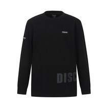 디스커버리익스페디션 코튼 레터링 에어히트 긴팔티셔츠 (BLACK) 794888